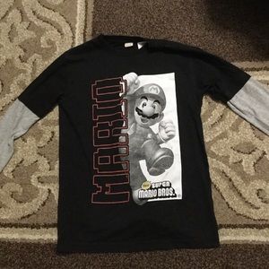 Boy’s long sleeve super Mario shirt